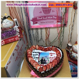 Bánh Sinh Nhật In Hình Ảnh - H493
